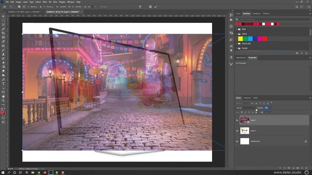 Free Transform introduction - Adobe Photoshop смотреть онлайн