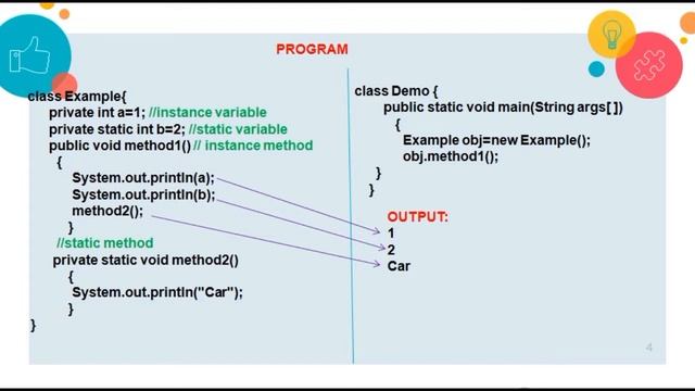 15# Can a non-static method access a static variable or call a static method? смотреть онлайн