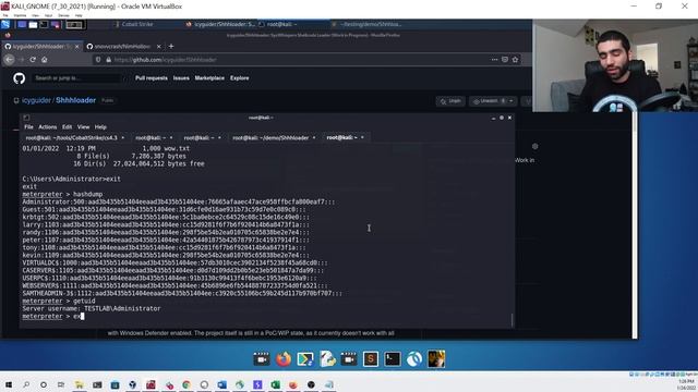 Shhhloader Process Hollowing Update (Meterpreter & Cobalt Strike Demo) смотреть онлайн