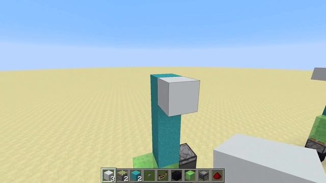 Minecraft Tutorial: 1x3 sand or powdered concrete door, flying machine, Java PS3/4 смотреть онлайн