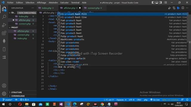 PHP CRUD - AJOUTER, AFFICHER, MODIFIER, SUPPRIMER смотреть онлайн