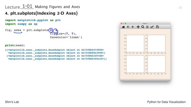[데이터 시각화를 위한 파이썬 샘플 강의] CH1-01-02 Regular Axes Alignmentplt subplots смотреть онлайн
