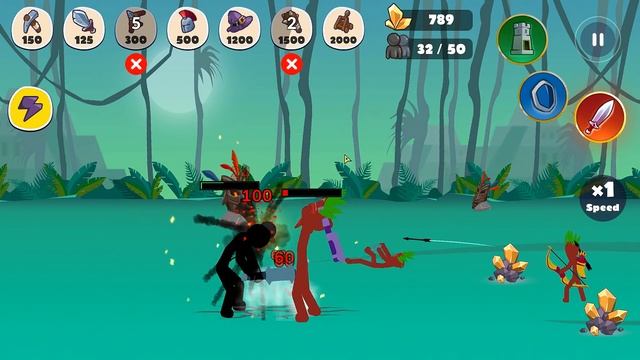 НОВЫЕ СТИКМЕНЫ. ЭВОЛЮЦИЯ СТИКМЕНОВ ДЛЯ БИТВЫ С АБОРИГЕНМИ МАЙЯ! Stickman War Legend of Stick смотреть онлайн