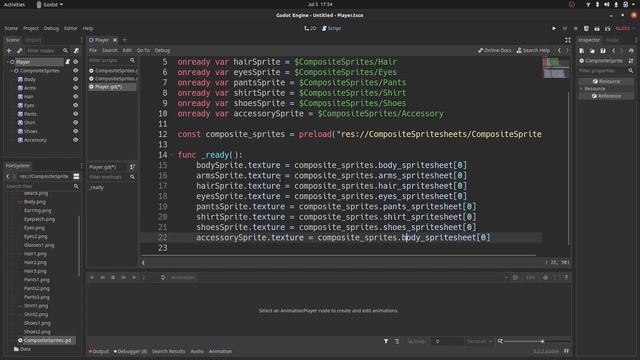 Godot - 2D Character Customization with Composite Sprites смотреть онлайн