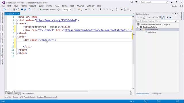 Bootstrap - Basics смотреть онлайн