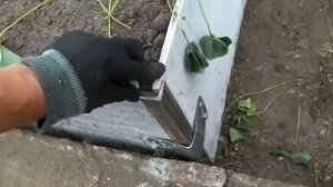 Грядки в теплице из плоского шифера