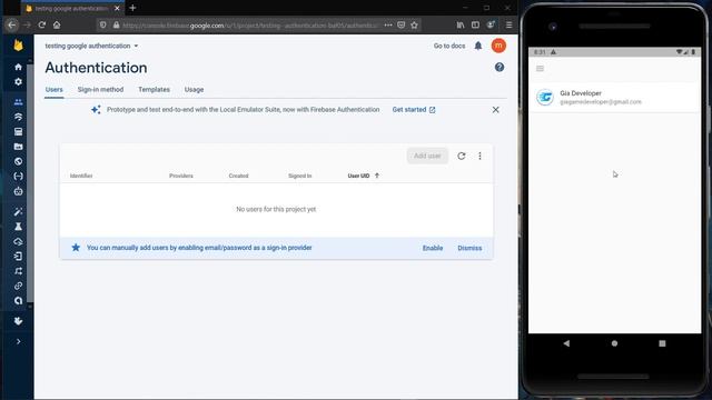 Firebase Google Authentication demo - Flutter Exploration смотреть онлайн