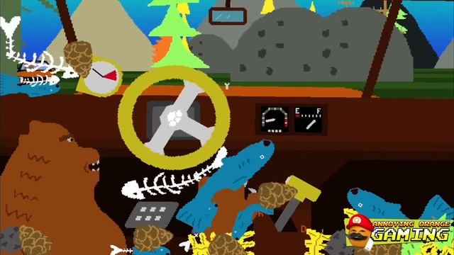 Annoying Orange And Midget Apple Play Enviro-Bear 2010!