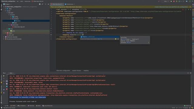 Hibernate 04 - Creación de la Entity Modulo смотреть онлайн