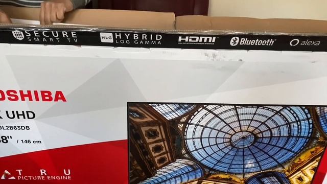 Unboxing 58 inch 4k Smart Toshiba Tv॥Arisha’s family vlog॥ смотреть онлайн