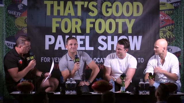 Aussie Rules Footy show "That's Good for Footy" presents, Geelong's Ablett, Dangerfield, Selwood смотреть онлайн