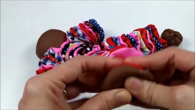 DIY  Bonequinha De Fuxico — Aula 2 — Boneca Maior