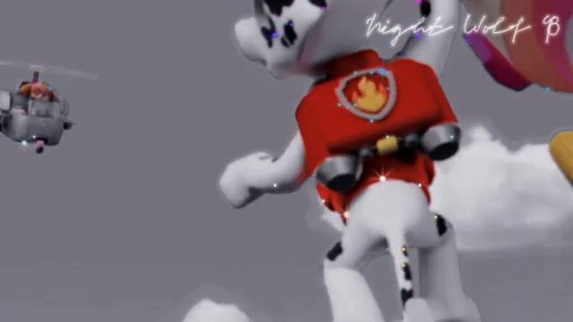 Paw Patrol Marshall X Skye Dance Clip / Маршалл и Скай Танцы