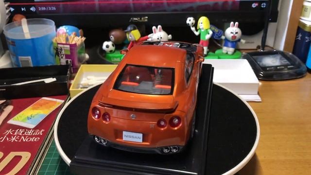 Aoshima GTR R35 終於完成了