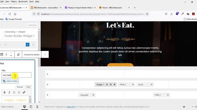 Customising Header & Footer with Astra Theme - 2022 смотреть онлайн