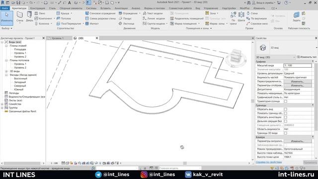Замкнутый контур в Revit | Уроки Revit для начинающих смотреть онлайн