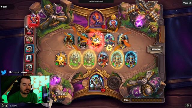 SAURFANG IS A REAL HERO? LOL - Hearthstone Battlegrounds смотреть онлайн