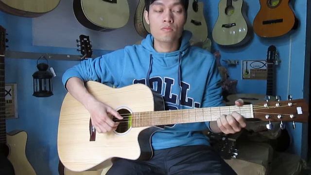 Đàn Guitar Giá Rẻ (có ty) 950k ET3. Chuẩn Acoustic . Chuẩn đệm hát смотреть онлайн