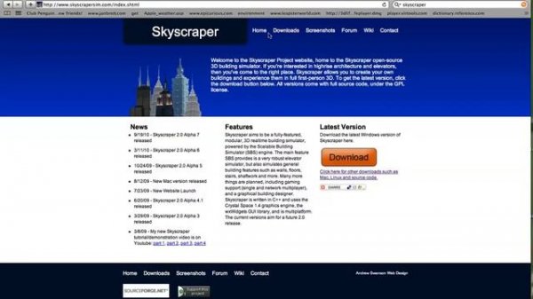 Skyscrapersim Howto: Download Skyscrapersim