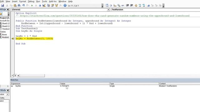 RND in VBA // Random Numbers in MS Excel VBA смотреть онлайн