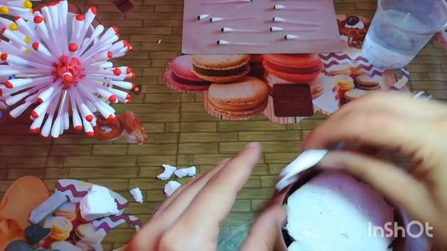 Композиция из декоративных одуванчиков. смотреть онлайн