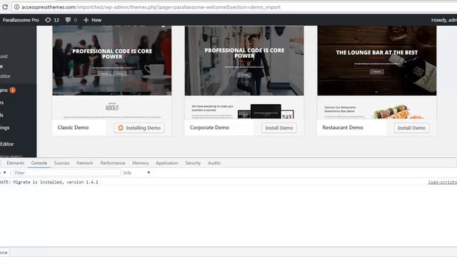 Best Parallax WordPress Theme Parallaxsome Pro - How to Import Demo Data | WordPress Tutorial смотреть онлайн