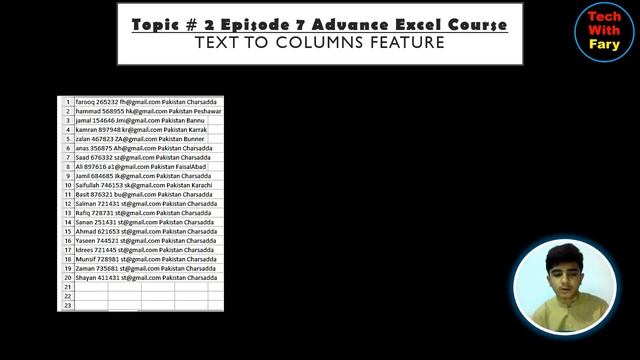 Password Protection & Text To Columns | Episode 7 | Tech With Fary смотреть онлайн