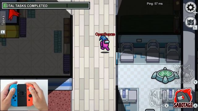 Among Us Gameplay on Nintendo Switch - Docked Mode on TV смотреть онлайн