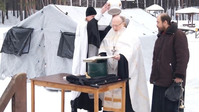 Рыбалка на Калиновке 2015 год обряд освящения купели часть1 смотреть онлайн