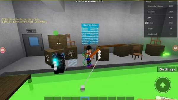 Roblox Time Wasting Simulator - Fishing - Task 6