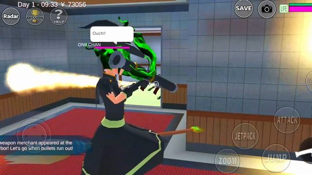 [Sakura School Simulator] HOW TO GET LASER CANNON [TUTORIAL] | INSIDE MOMO GUMI MISSION смотреть онлайн