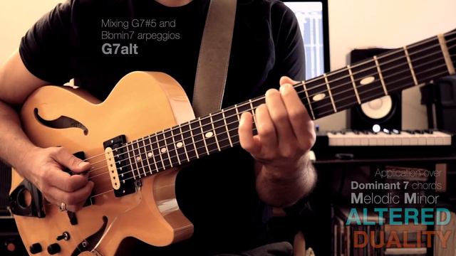 Altered Duality Volume 1 (Melodic Minor) - application over Dominant 7 chords смотреть онлайн