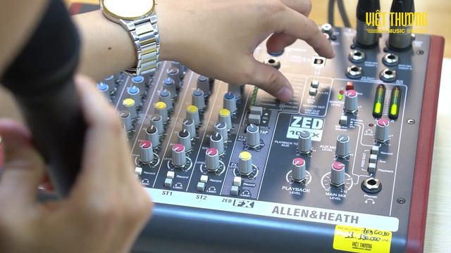 Mixer Allen heath ZED 10FX - Review chi tiết và test bộ effect смотреть онлайн