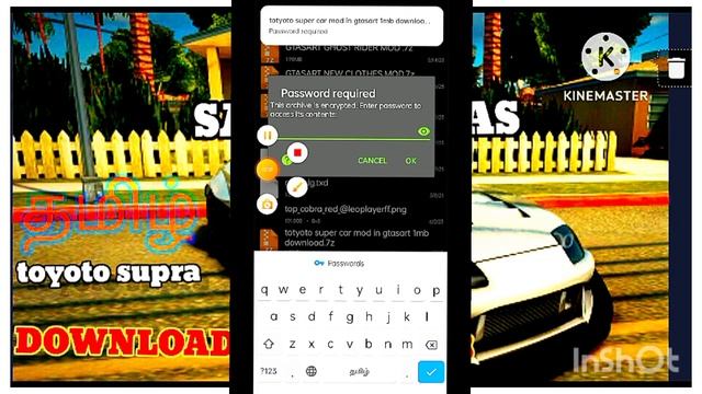 GTA San Andreas In Toyota Supra Download Just One Mb In Tamil (2023)