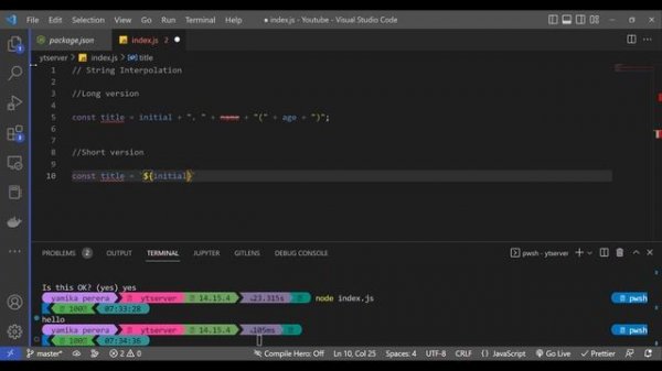 ES6 Minimal Coding Tips | JavaScript | ES6 | CodingTips
