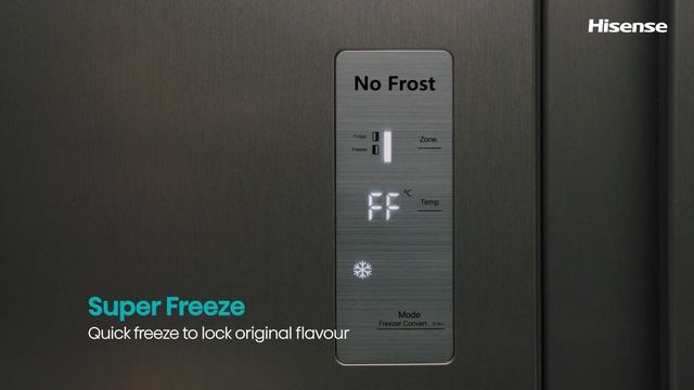 Hisense Side-by-Side Refrigerator RS711N4ACE (742531)