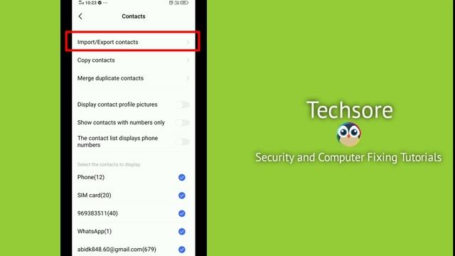 Vivo Y15 | Import Export Contacts || Transfer Contact to Sd Card смотреть онлайн