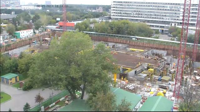 Москва, Аргуновская улица, 5 (Строительство медиацентра) (Веб-камера) Сэмпл (08.09.2013) смотреть онлайн