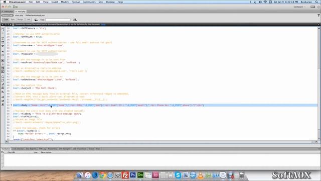 Send an E-mail with PHP using Gmail SMTP Server смотреть онлайн