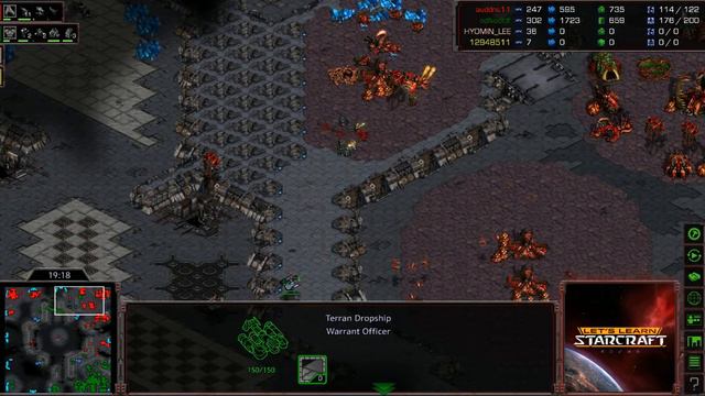 Let's Learn StarCraft #22 - ZvT Core Strategy Example Games смотреть онлайн
