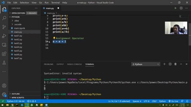 Advanced Printing & Operators in Python Programming for Beginners - [Eng+Hindi] смотреть онлайн