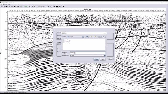 Tutorial on how to transform a sketch or image to segy format and load it in to OpendTect смотреть онлайн