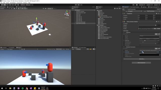 [12] Multiplayer FPS in Unity: Post Processing смотреть онлайн