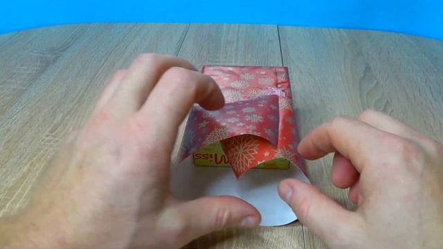 Как упаковать ПОДАРОК за 3(три) минуты//Как красиво Упаковать Коробку в подарочную упаковку/Present смотреть онлайн