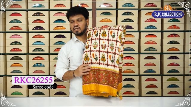 Crushed Patola Silk Sarees Rs.870/- Only I Wholesale Store I@Rkcollectionssarees смотреть онлайн