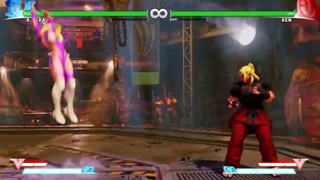 Street Fighter V: Gameplay R. MIKA Characters (Critical Arts) Special Moves смотреть онлайн