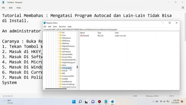 Mengatasi Program Autocad tidak bisa di Install (An Administrator Has Blocked You From Running APP смотреть онлайн