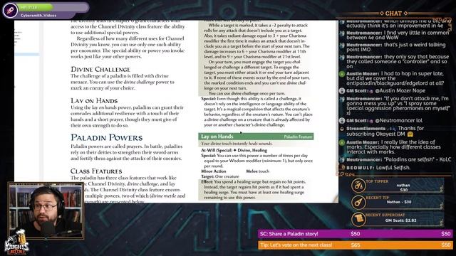 Smitten with the Paladin! - History and Discussion of the PALADIN class - Livestream #137 смотреть онлайн