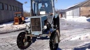 Первый урок вождения на МТЗ-80 (Часть 2)