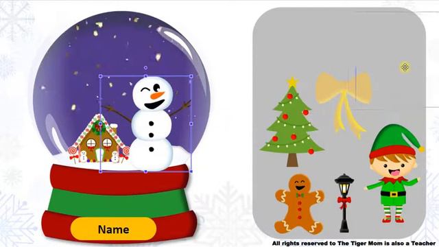 Digital Christmas Activities | Build a Snow Globe - 9 globes смотреть онлайн